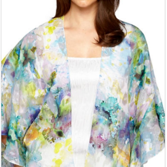 NWT ALEX EVENINGS Printed TWINSET size S - Picture 1 of 8